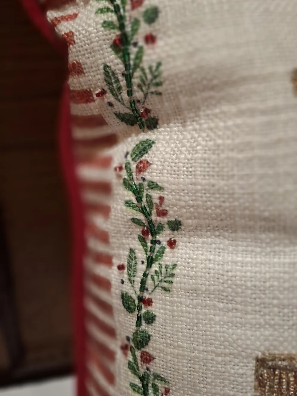 Holiday Nutcracker Decorative Pillow - Red & Green